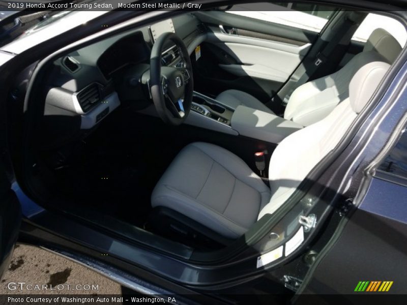 Modern Steel Metallic / Gray 2019 Honda Accord Touring Sedan