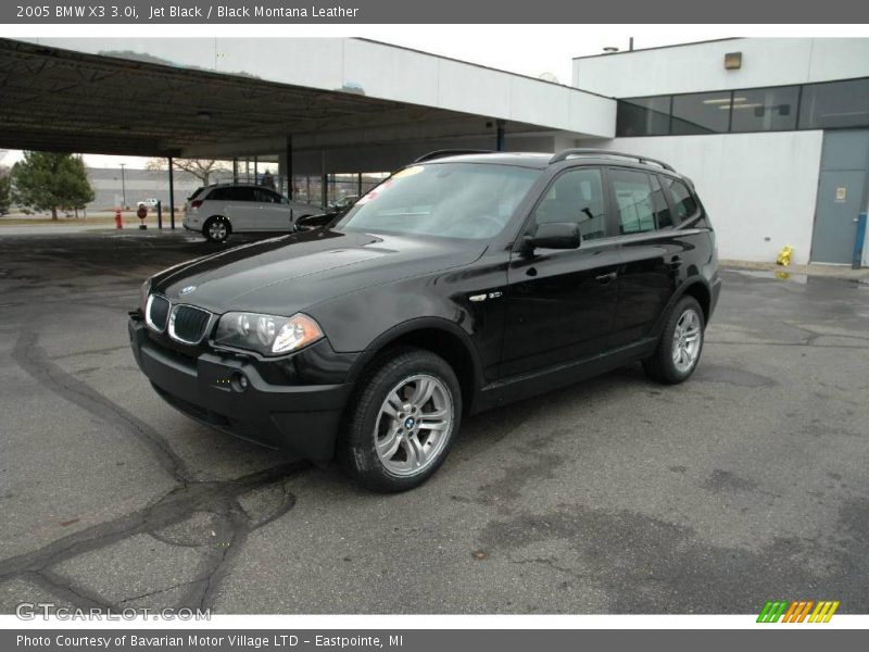 Jet Black / Black Montana Leather 2005 BMW X3 3.0i