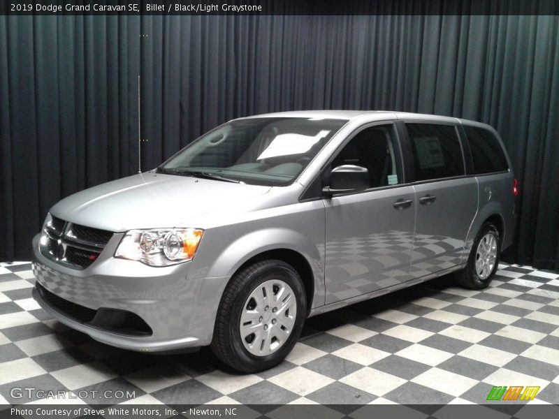 Billet / Black/Light Graystone 2019 Dodge Grand Caravan SE