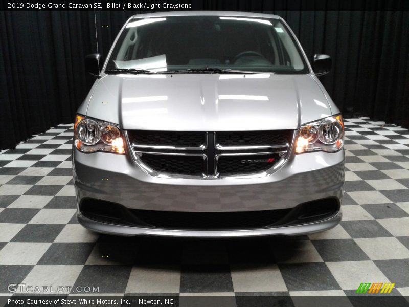 Billet / Black/Light Graystone 2019 Dodge Grand Caravan SE