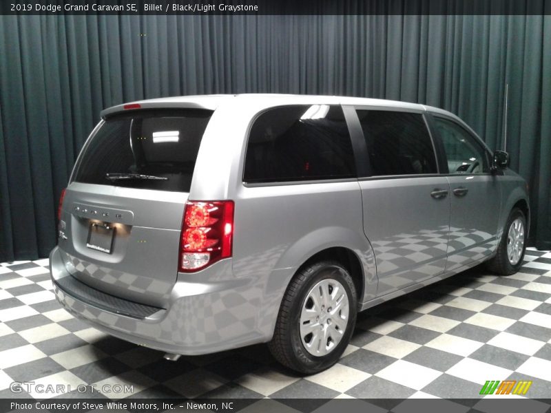 Billet / Black/Light Graystone 2019 Dodge Grand Caravan SE