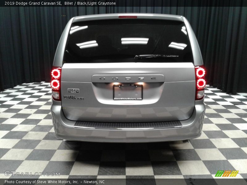 Billet / Black/Light Graystone 2019 Dodge Grand Caravan SE