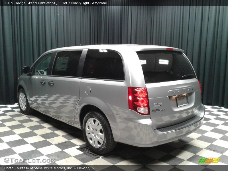 Billet / Black/Light Graystone 2019 Dodge Grand Caravan SE
