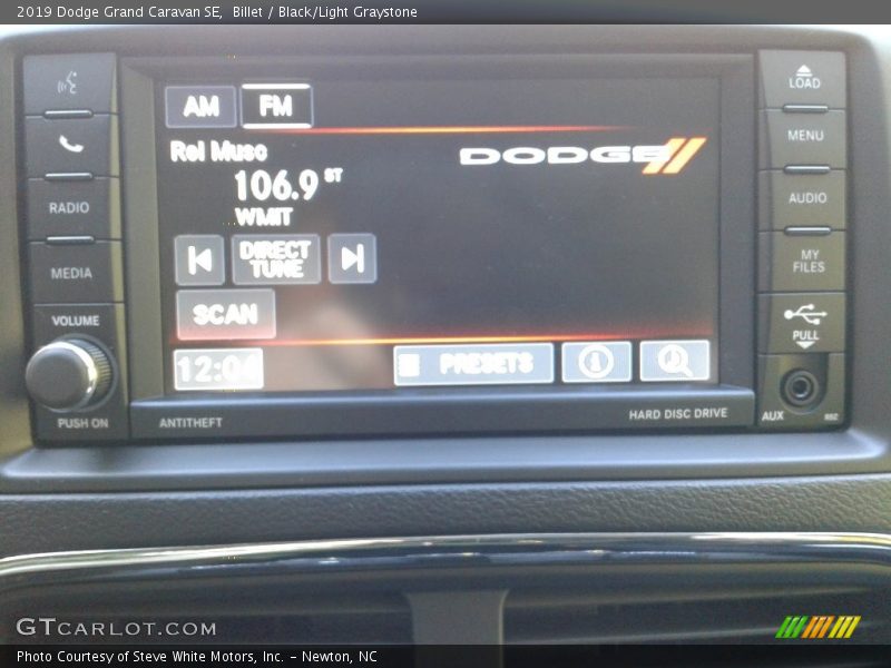 Billet / Black/Light Graystone 2019 Dodge Grand Caravan SE