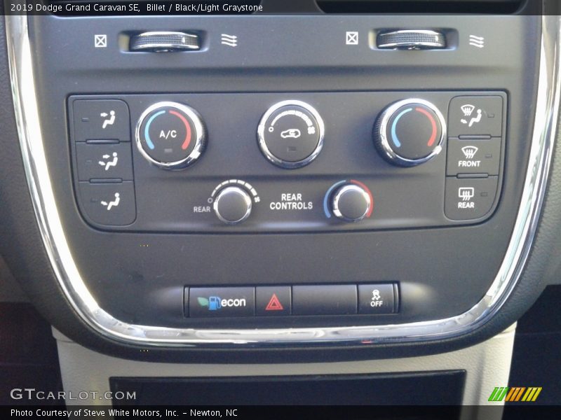 Billet / Black/Light Graystone 2019 Dodge Grand Caravan SE