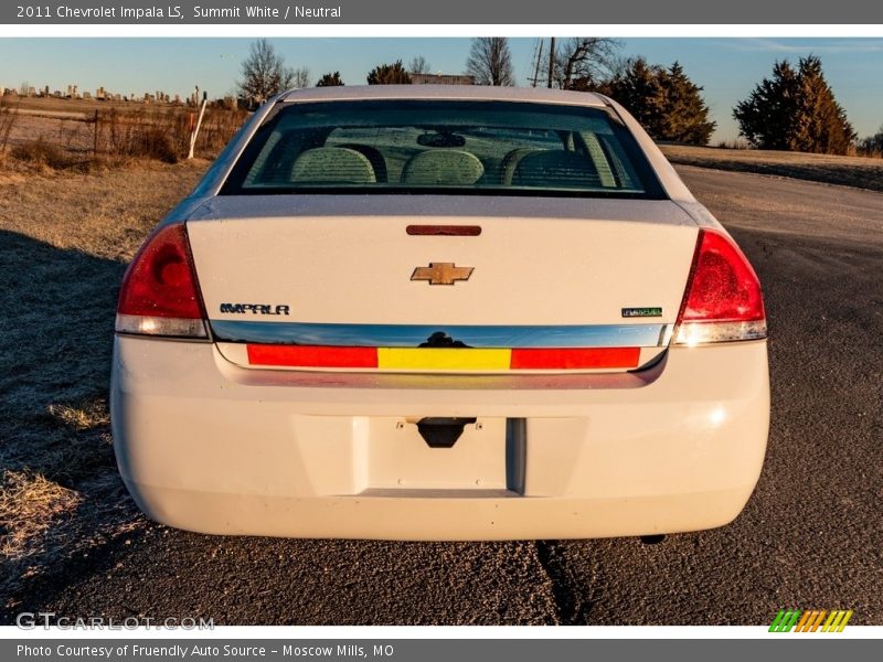 Summit White / Neutral 2011 Chevrolet Impala LS