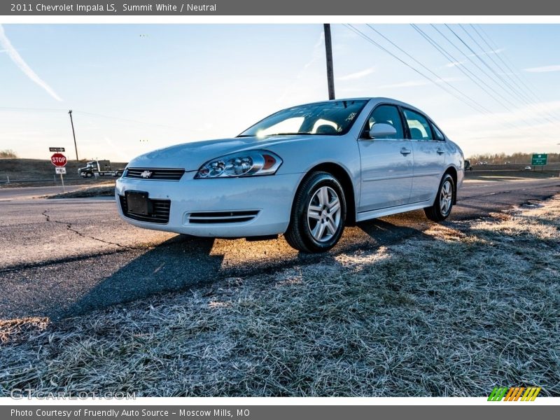 Summit White / Neutral 2011 Chevrolet Impala LS
