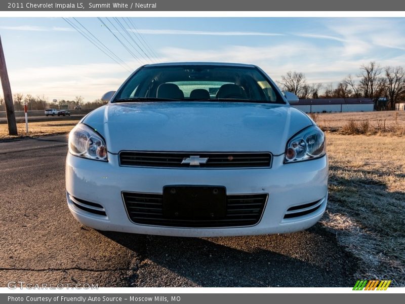 Summit White / Neutral 2011 Chevrolet Impala LS