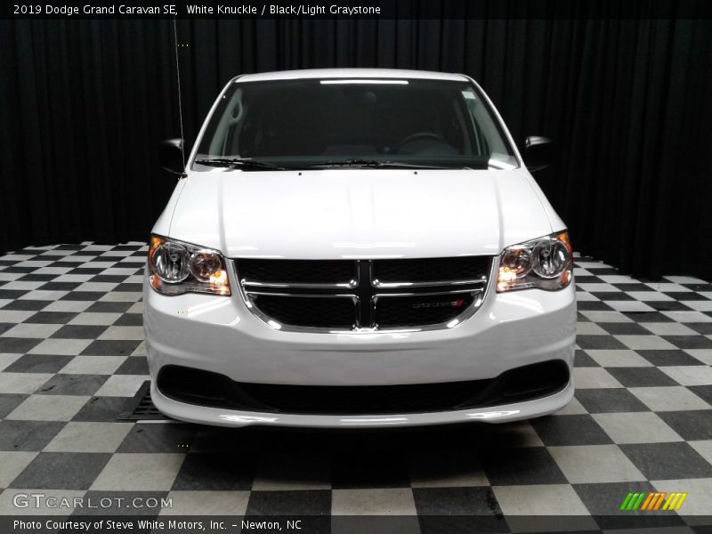 White Knuckle / Black/Light Graystone 2019 Dodge Grand Caravan SE