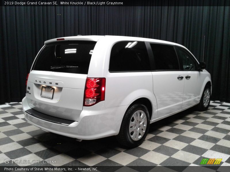 White Knuckle / Black/Light Graystone 2019 Dodge Grand Caravan SE