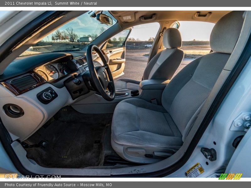 Summit White / Neutral 2011 Chevrolet Impala LS