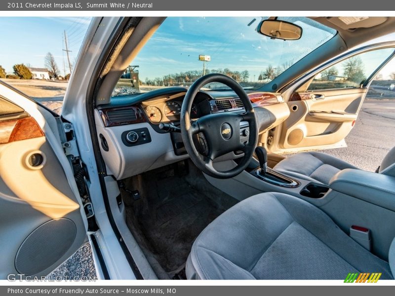 Summit White / Neutral 2011 Chevrolet Impala LS