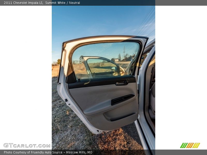 Summit White / Neutral 2011 Chevrolet Impala LS