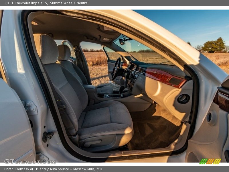 Summit White / Neutral 2011 Chevrolet Impala LS