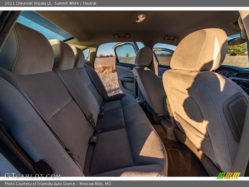 Summit White / Neutral 2011 Chevrolet Impala LS