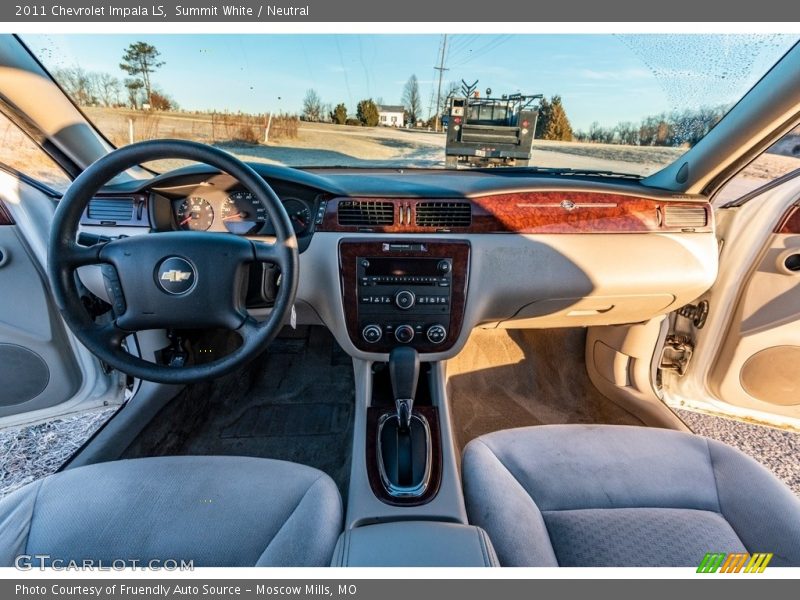 Summit White / Neutral 2011 Chevrolet Impala LS