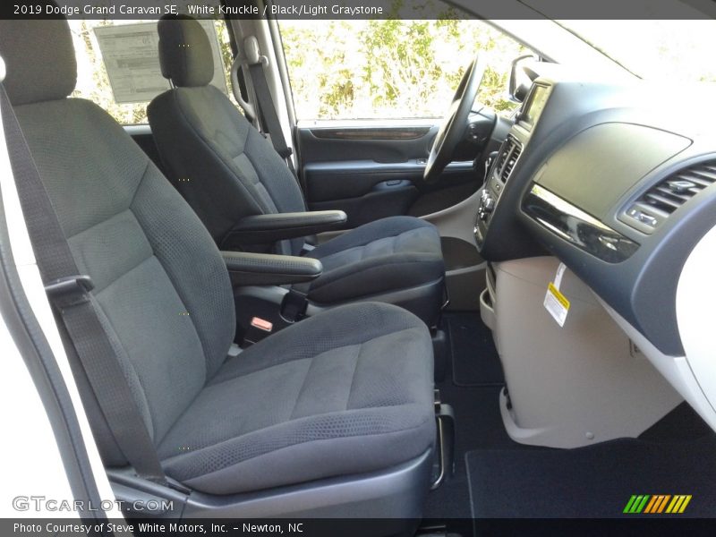 White Knuckle / Black/Light Graystone 2019 Dodge Grand Caravan SE