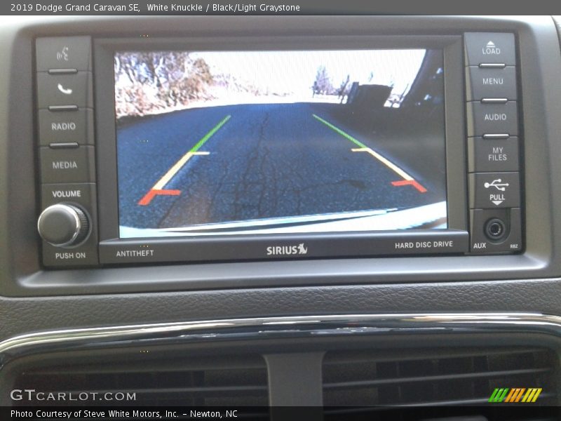 White Knuckle / Black/Light Graystone 2019 Dodge Grand Caravan SE