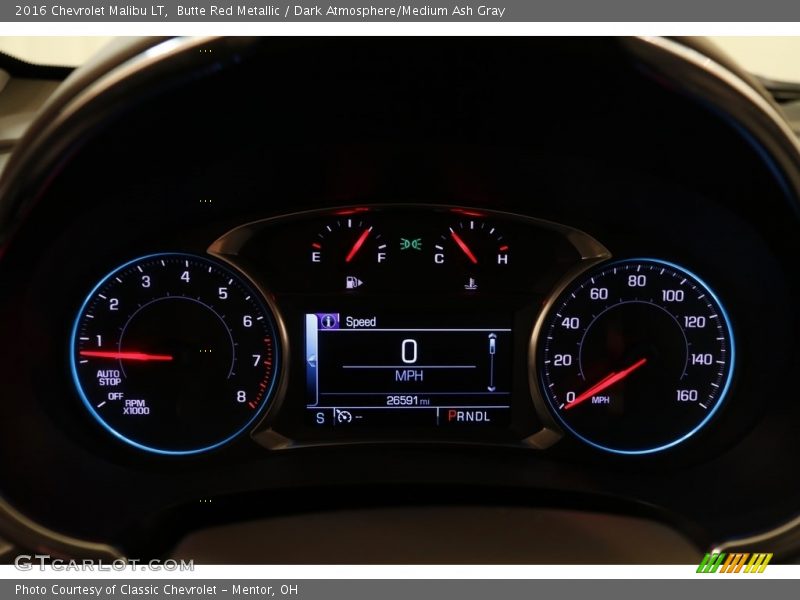Butte Red Metallic / Dark Atmosphere/Medium Ash Gray 2016 Chevrolet Malibu LT