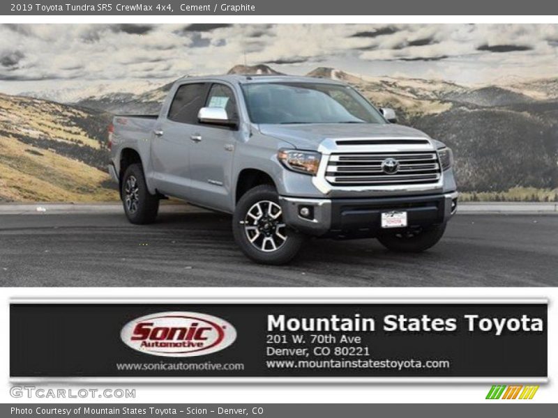 Cement / Graphite 2019 Toyota Tundra SR5 CrewMax 4x4