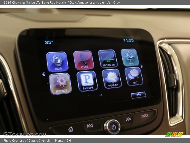 Butte Red Metallic / Dark Atmosphere/Medium Ash Gray 2016 Chevrolet Malibu LT