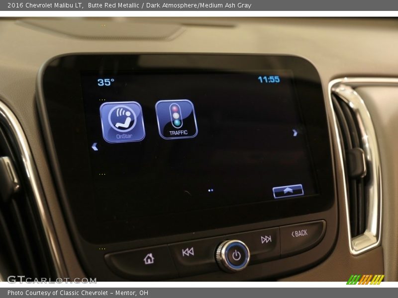 Butte Red Metallic / Dark Atmosphere/Medium Ash Gray 2016 Chevrolet Malibu LT