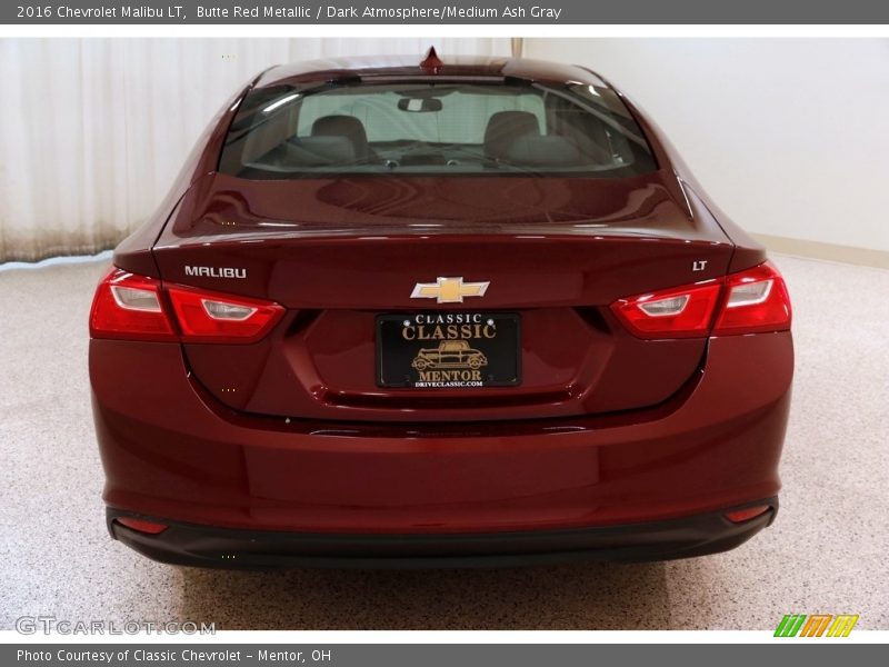 Butte Red Metallic / Dark Atmosphere/Medium Ash Gray 2016 Chevrolet Malibu LT