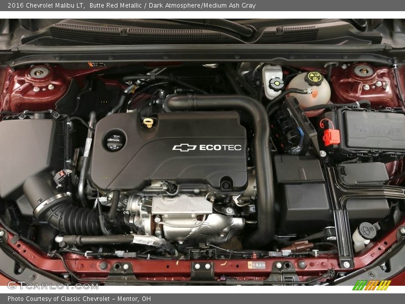 Butte Red Metallic / Dark Atmosphere/Medium Ash Gray 2016 Chevrolet Malibu LT
