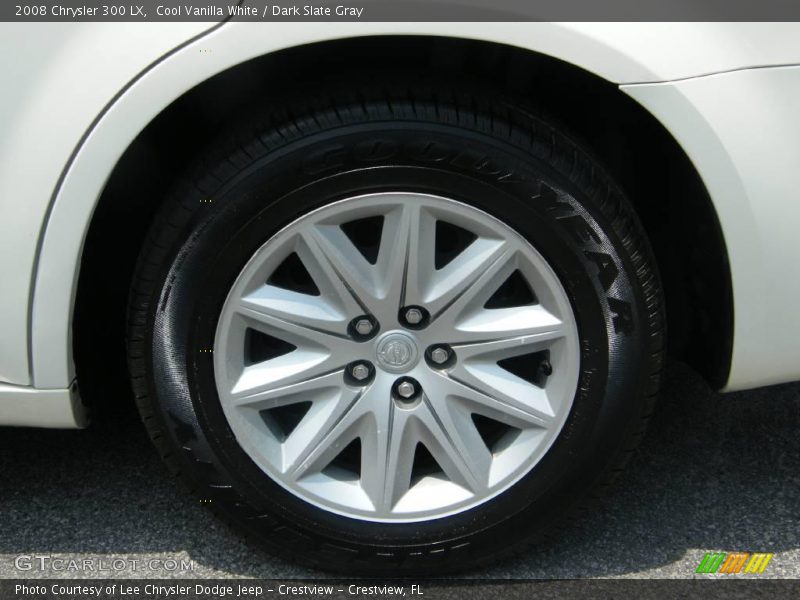 Cool Vanilla White / Dark Slate Gray 2008 Chrysler 300 LX