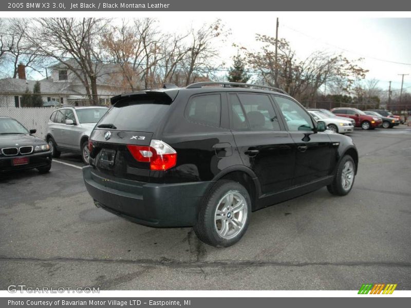 Jet Black / Black Montana Leather 2005 BMW X3 3.0i