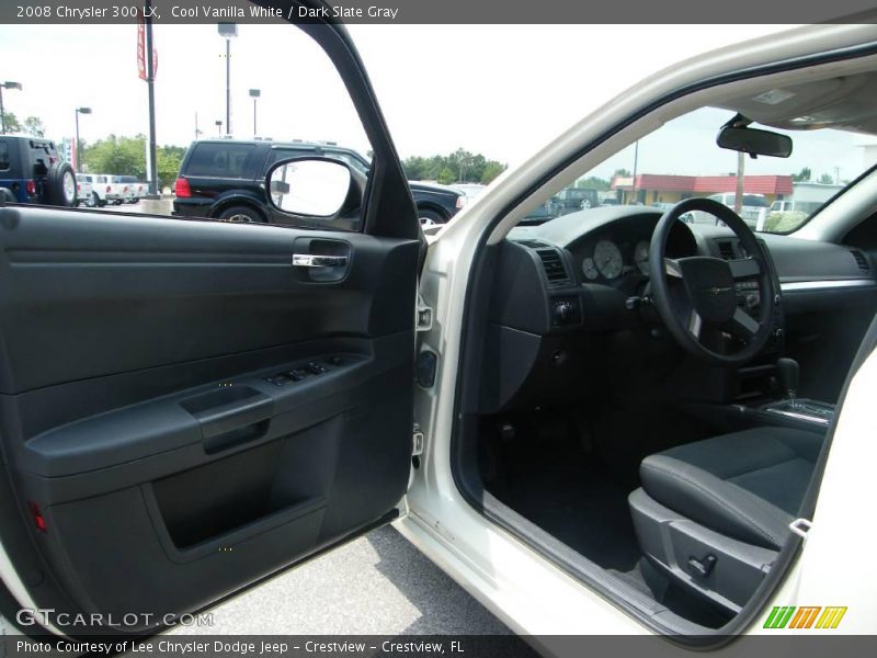 Cool Vanilla White / Dark Slate Gray 2008 Chrysler 300 LX