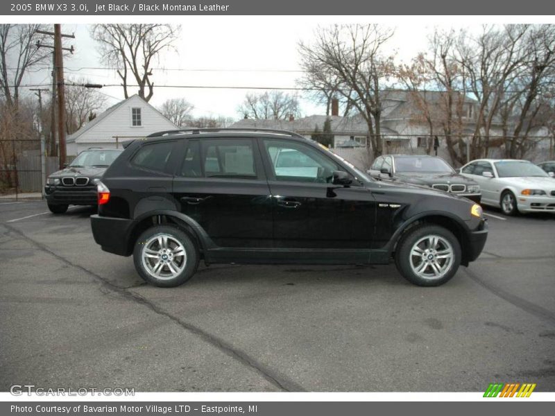 Jet Black / Black Montana Leather 2005 BMW X3 3.0i