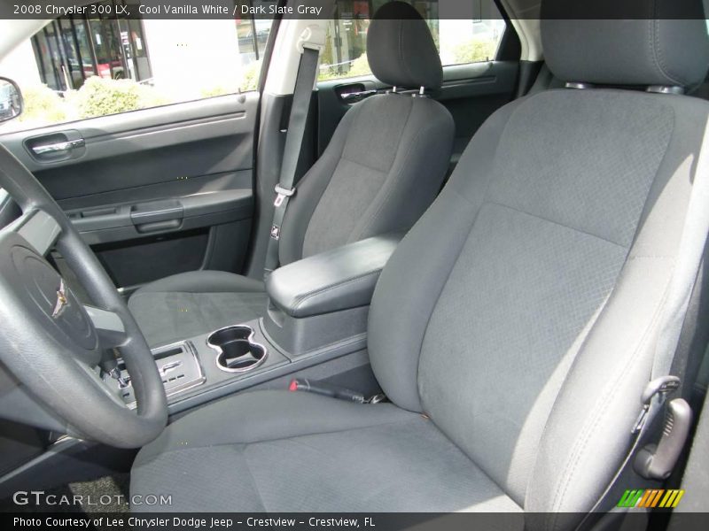 Cool Vanilla White / Dark Slate Gray 2008 Chrysler 300 LX