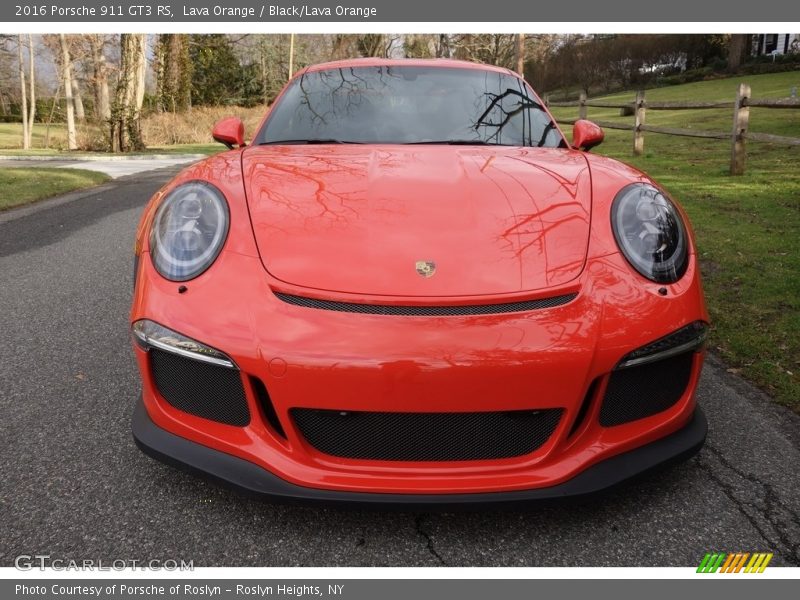 Lava Orange / Black/Lava Orange 2016 Porsche 911 GT3 RS
