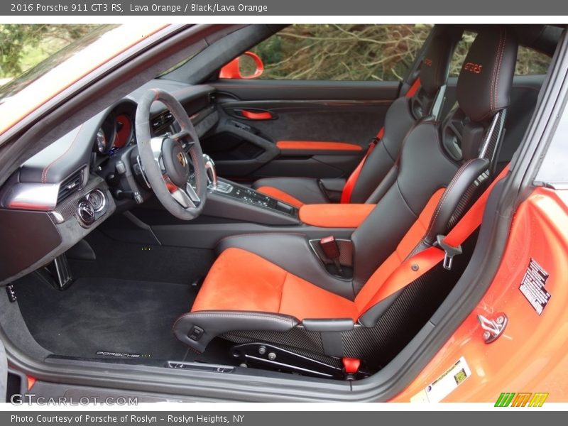 Front Seat of 2016 911 GT3 RS