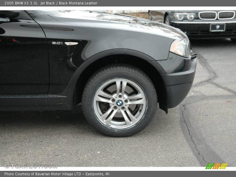 Jet Black / Black Montana Leather 2005 BMW X3 3.0i