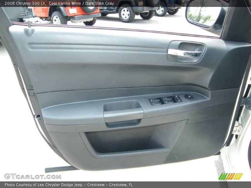 Cool Vanilla White / Dark Slate Gray 2008 Chrysler 300 LX