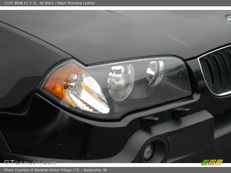 Jet Black / Black Montana Leather 2005 BMW X3 3.0i