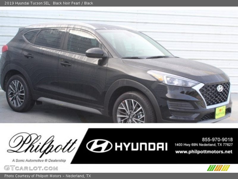 Black Noir Pearl / Black 2019 Hyundai Tucson SEL