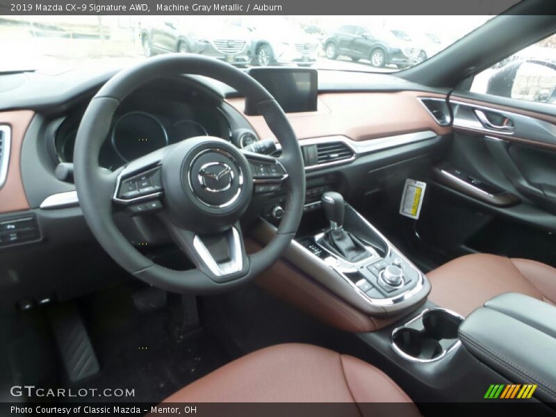  2019 CX-9 Signature AWD Auburn Interior