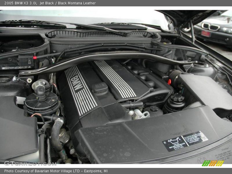 Jet Black / Black Montana Leather 2005 BMW X3 3.0i