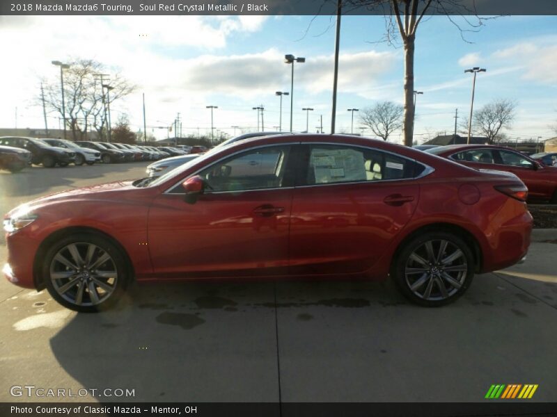 Soul Red Crystal Metallic / Black 2018 Mazda Mazda6 Touring