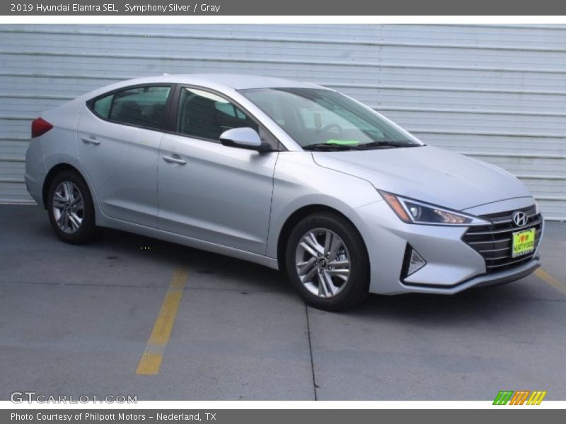 Symphony Silver / Gray 2019 Hyundai Elantra SEL
