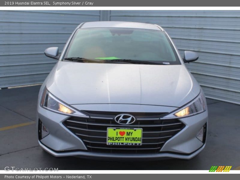 Symphony Silver / Gray 2019 Hyundai Elantra SEL