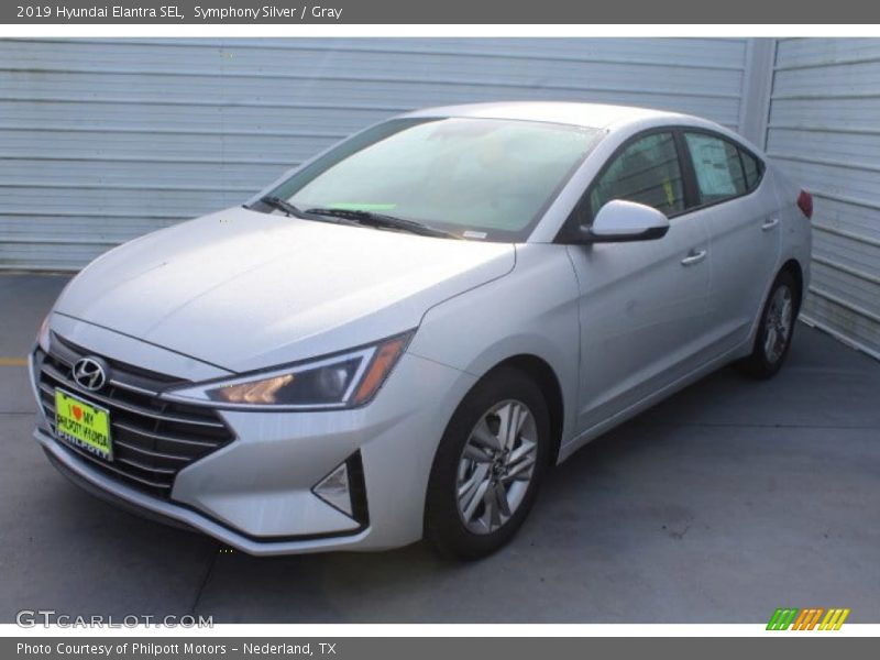 Symphony Silver / Gray 2019 Hyundai Elantra SEL