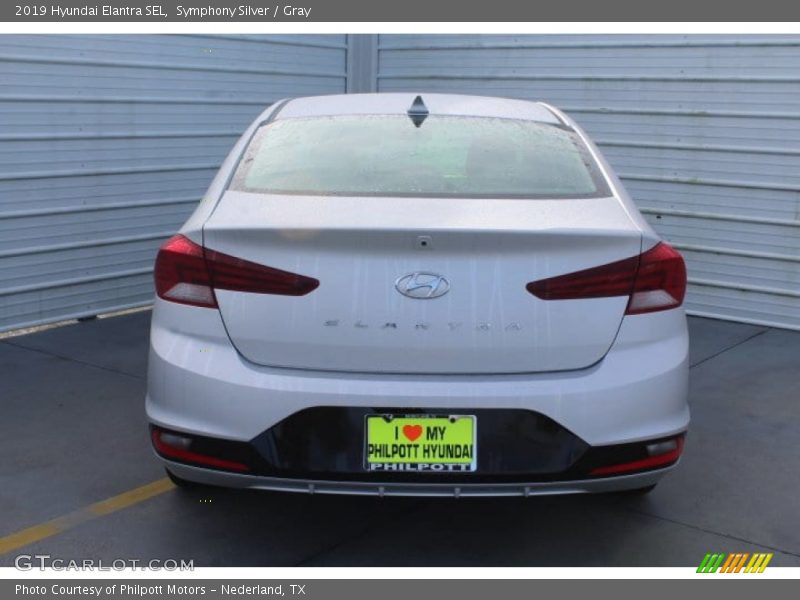 Symphony Silver / Gray 2019 Hyundai Elantra SEL