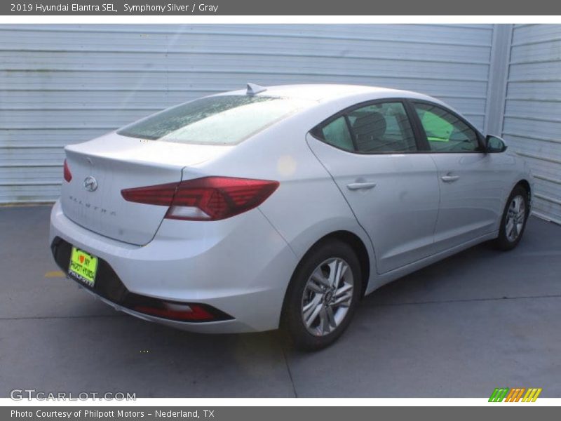 Symphony Silver / Gray 2019 Hyundai Elantra SEL
