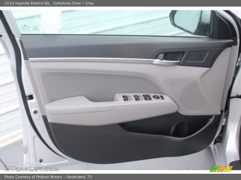 Symphony Silver / Gray 2019 Hyundai Elantra SEL