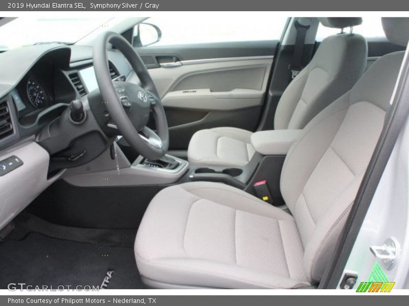 Symphony Silver / Gray 2019 Hyundai Elantra SEL