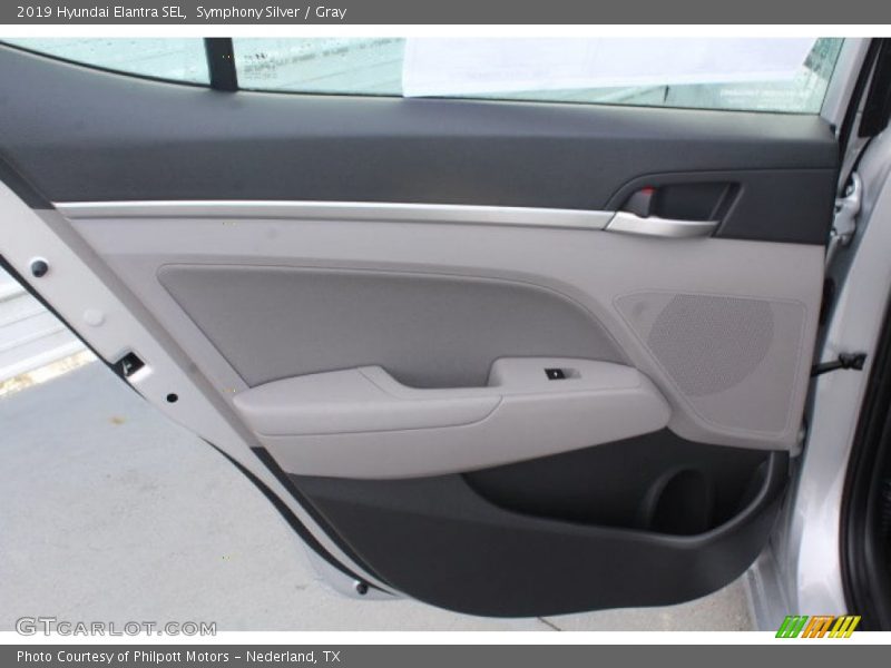 Symphony Silver / Gray 2019 Hyundai Elantra SEL